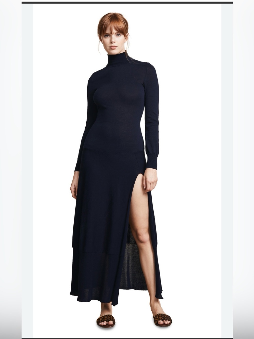 JACQUEMUS Baya Cutout Cotton-blend Maxi Dress in Navy, size M (6) - Picture 15 of 16